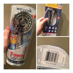 Waterpik Power Spray+ Shower Head - 12 Settings